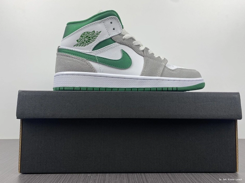 Mid Grey DC7294-103 Green Jordan 1 - 0524